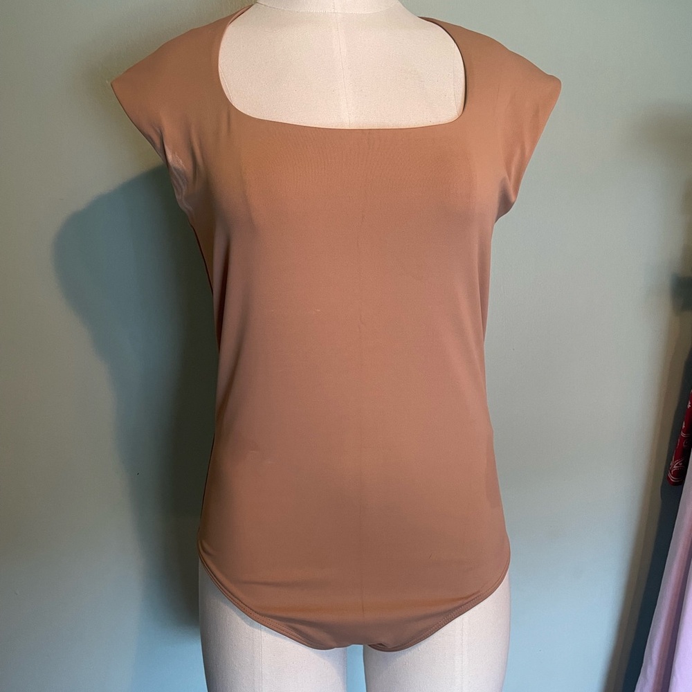 Express Tan Women's Bodysuit